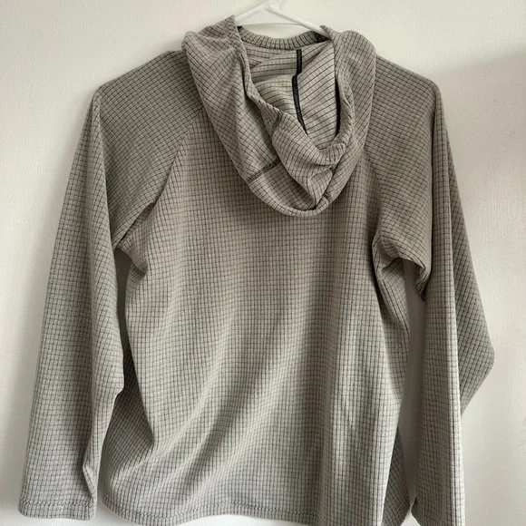 Melanzana Gray Youth Micro Grid Hoodie - Picture 3 of 3